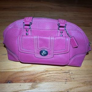 Coach purse purple great condition